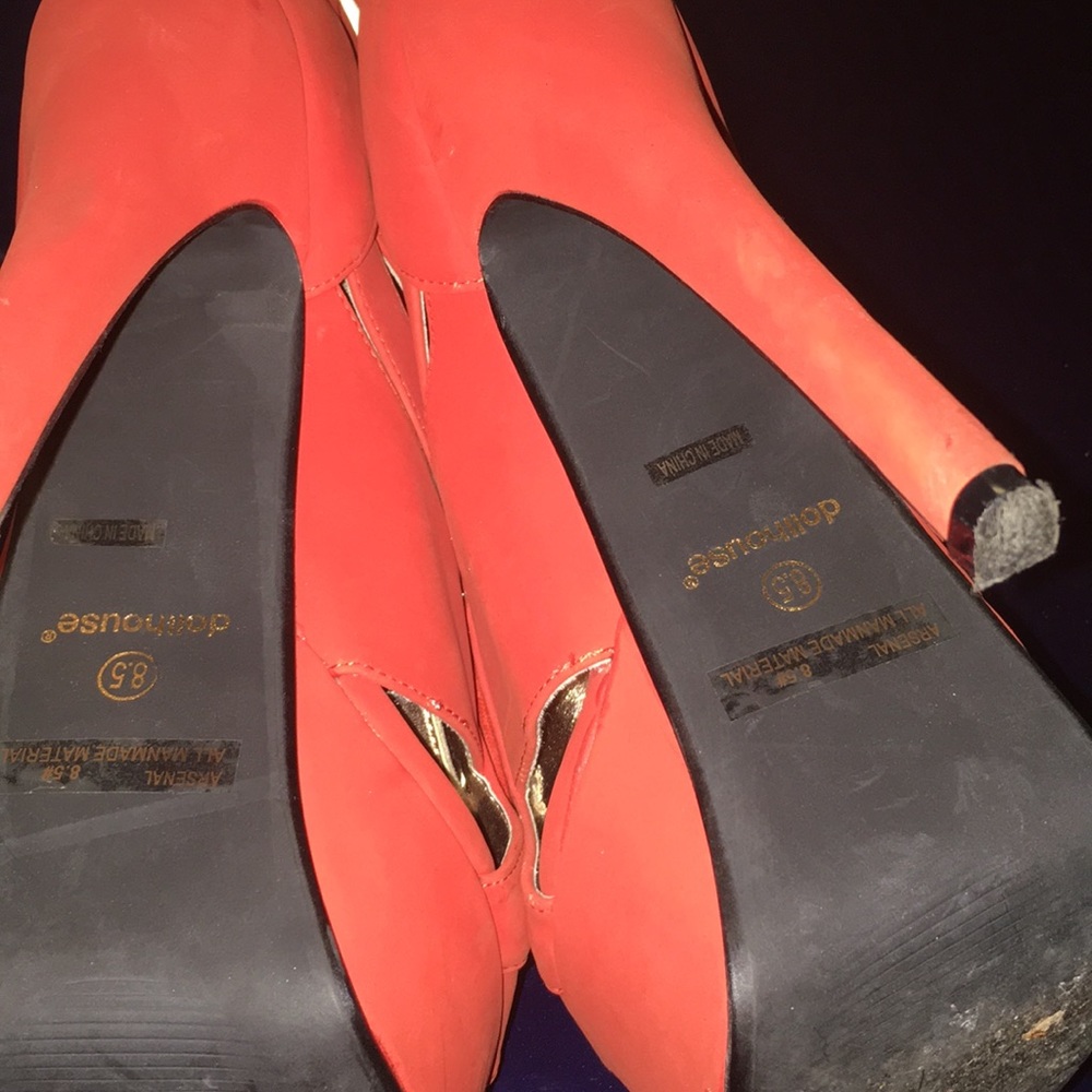 Orange Heels - Picture 3 of 3